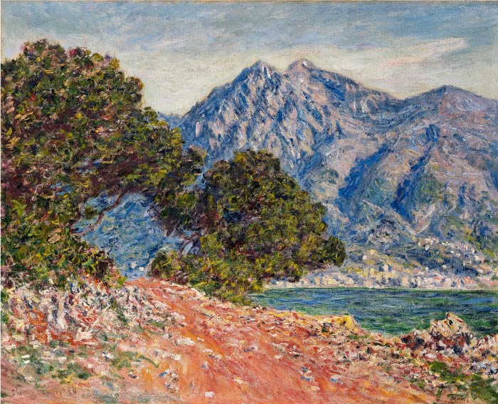 克洛德·莫奈（Claude Monet）高清作品- Cap Martin (1884)