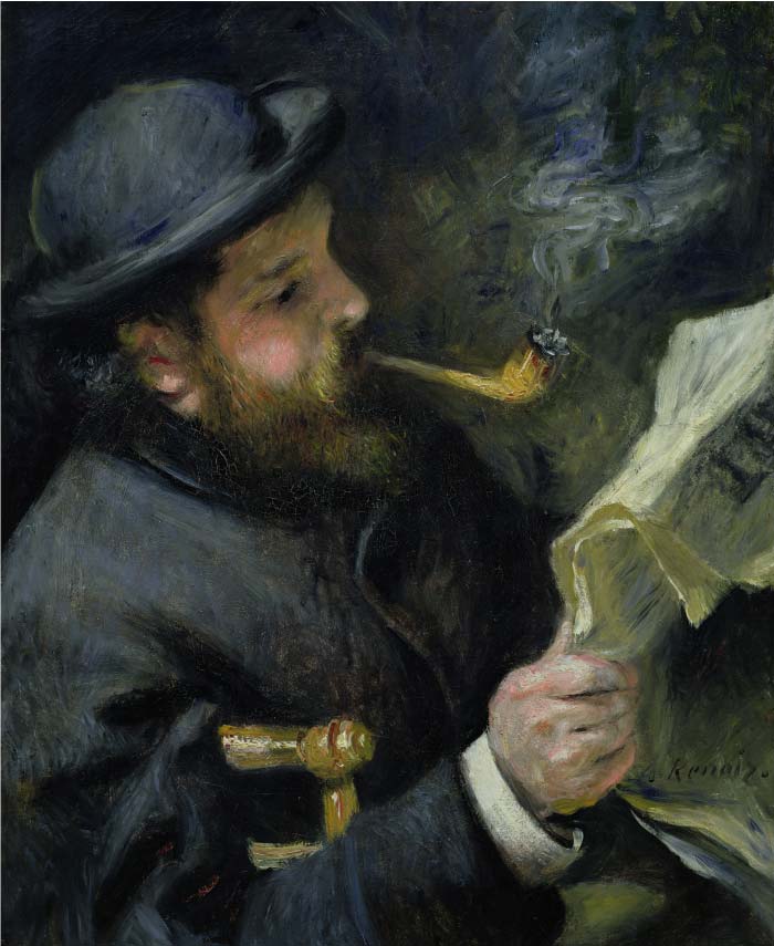 克洛德·莫奈（Claude Monet）高清作品-看报