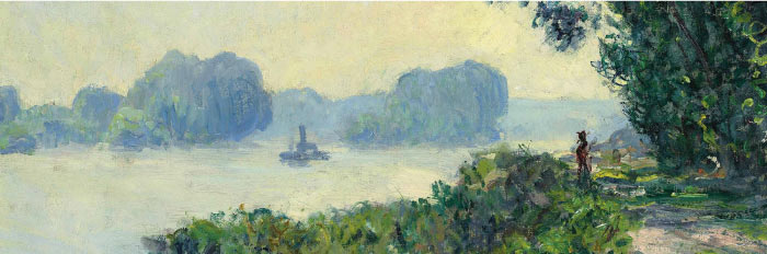 克洛德·莫奈（Claude Monet）高清作品-两岸风景