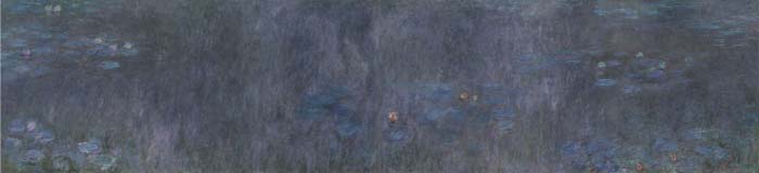 克洛德·莫奈（Claude Monet）高清作品-睡莲 The Water Lilies   Tree Reflections (1914 -  1926)