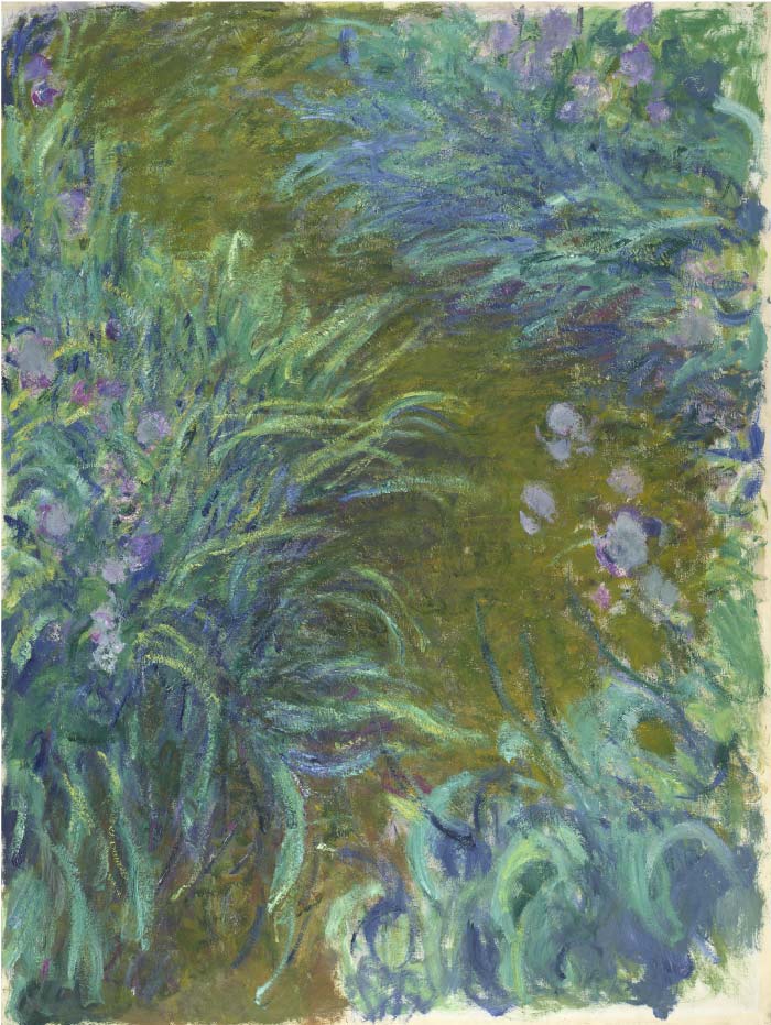 克洛德·莫奈（Claude Monet）高清作品- Irises, 1914年