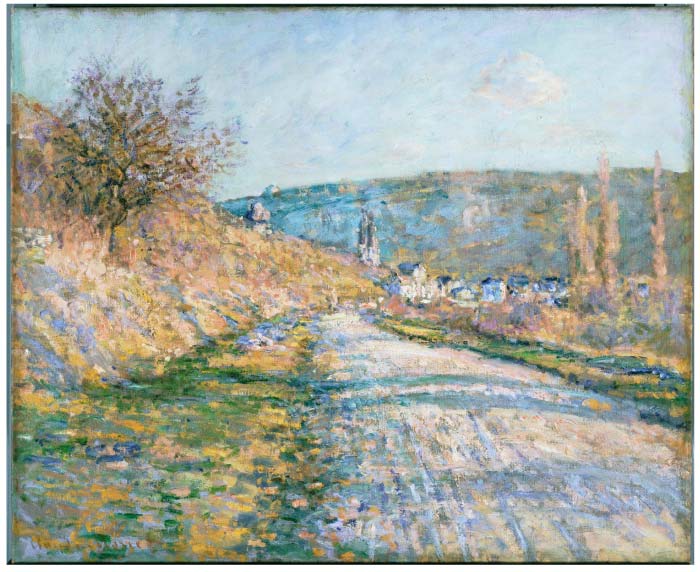 克洛德·莫奈(Claude Monet)高清作品-Vétheuil之路 The Road to Vétheuil 1879