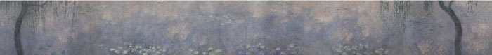 克洛德·莫奈(Claude Monet)高清作品- 《睡莲双柳》 (1914 -1926)