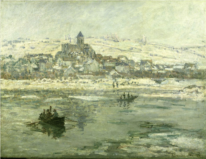 克洛德·莫奈(Claude Monet)高清作品- 维特尼的冬天