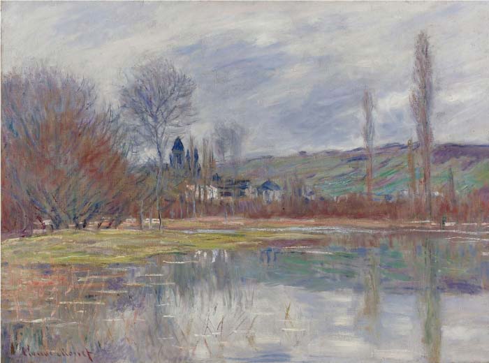 克洛德·莫奈（Claude Monet）高清作品-Vetheuil的春天， The Spring at Vetheuil, 1881