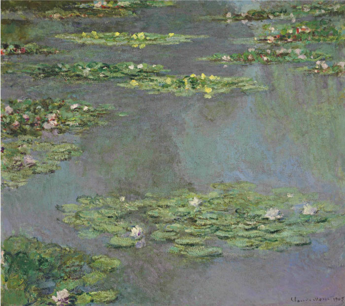 克洛德·莫奈（Claude Monet）高清作品-睡莲油画