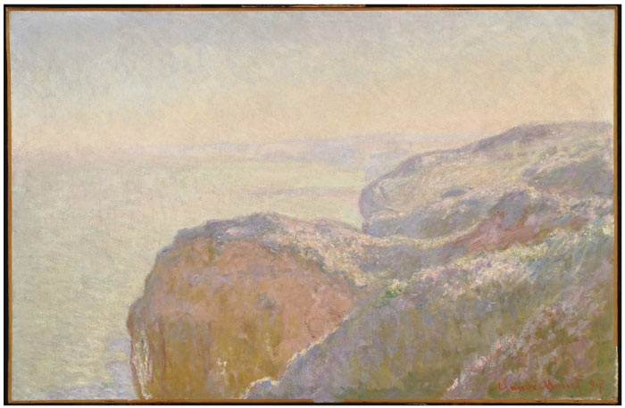 克洛德·莫奈(Claude Monet)高清作品- 迪耶普附近的圣尼古拉河谷(上午)1897