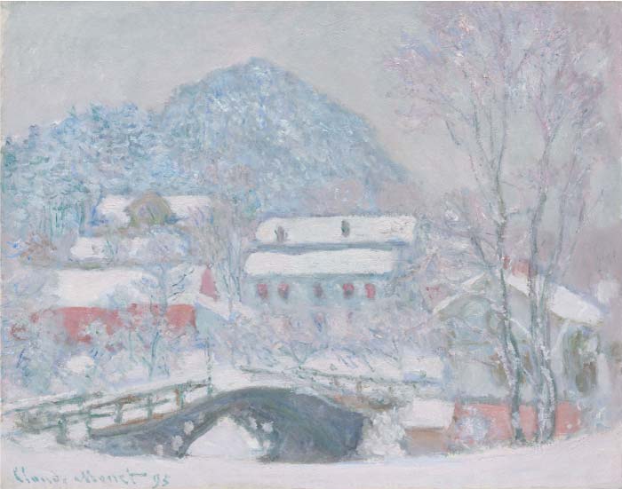 克洛德·莫奈（Claude Monet）高清作品- 挪威桑维克风景