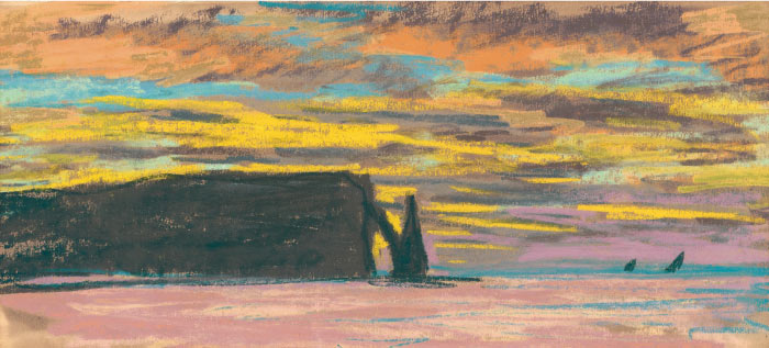克洛德·莫奈（Claude Monet）高清作品-金色的大海