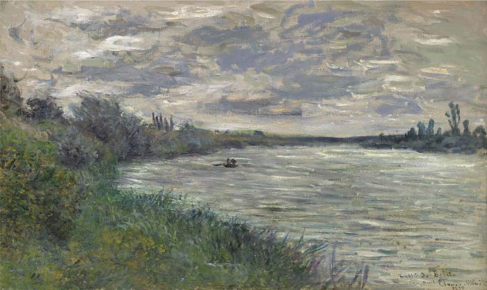 克洛德·莫奈（Claude Monet）高清作品-Vetheuil附近的塞纳河