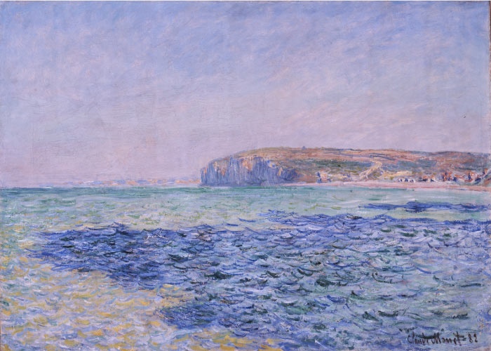 克洛德·莫奈（Claude Monet）高清作品- 波维尔的海上倒影 (1882)