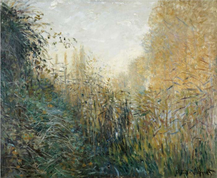克洛德·莫奈（Claude Monet）高清作品- The Reeds (study)