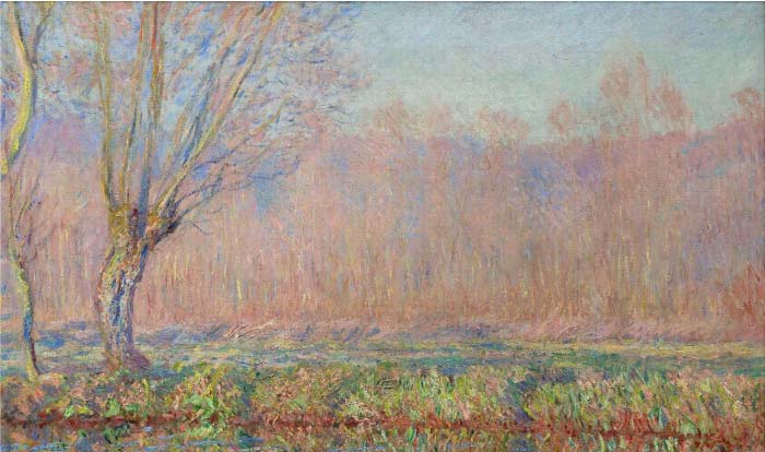 克洛德·莫奈（Claude Monet）高清作品-柳树  The Willows, 1885