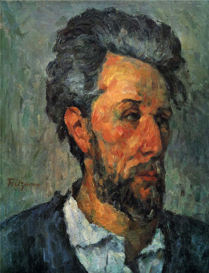 保罗·塞尚（Paul Cézanne）超清作品_维克多·乔克特肖像