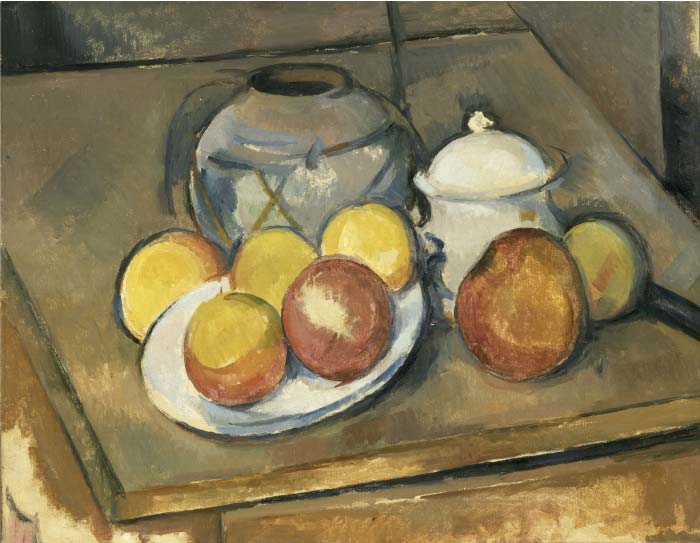 保罗·塞尚（Paul Cézanne）超清作品_静物油画高清 72ppi
