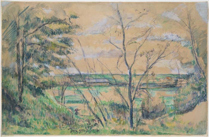 保罗·塞尚（Paul Cézanne）超清作品_瓦兹山谷