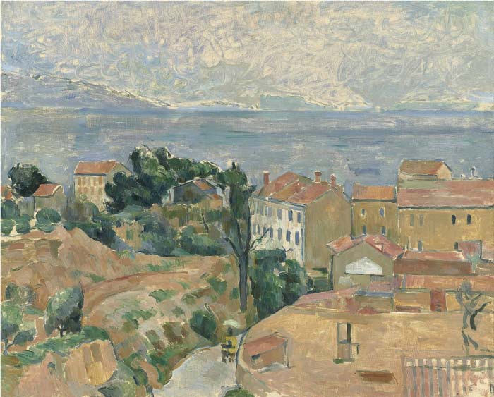 保罗·塞尚（Paul Cézanne）超清作品_风景写生