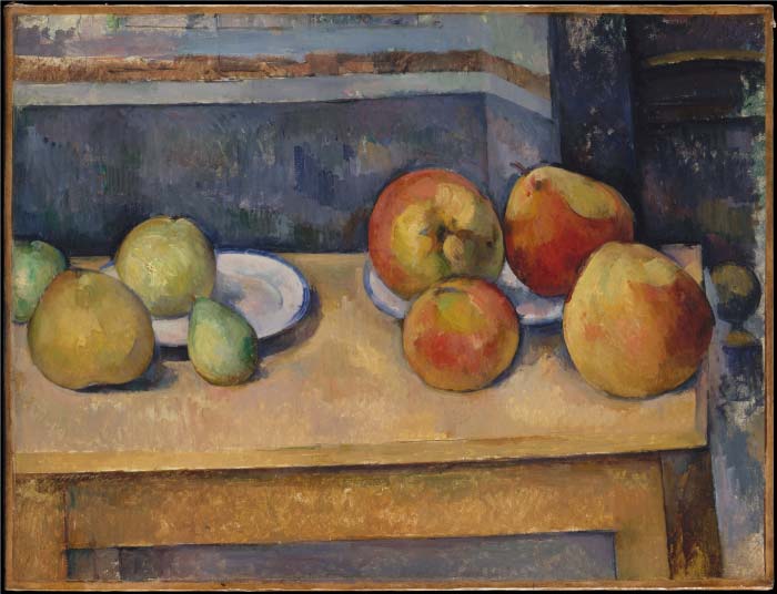 保罗·塞尚（Paul Cézanne）超清作品_静物苹果