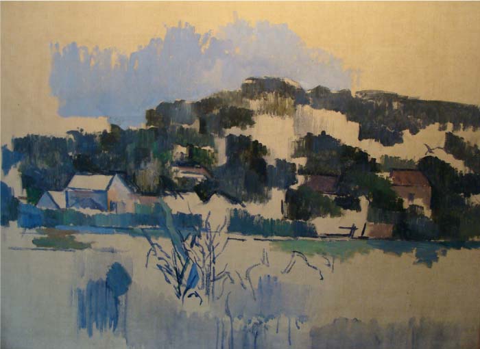 保罗·塞尚（Paul Cézanne）超清作品_圣维克多山