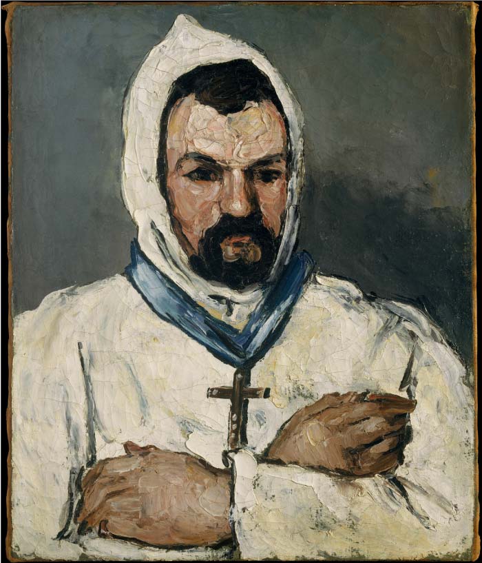 保罗·塞尚（Paul Cézanne）超清作品_扮僧侶的艺术家舅父