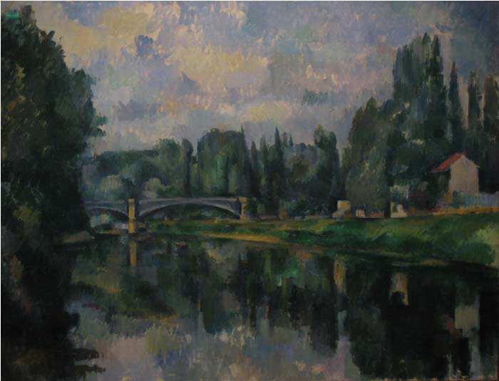 保罗·塞尚（Paul Cézanne）超清作品_河与树林