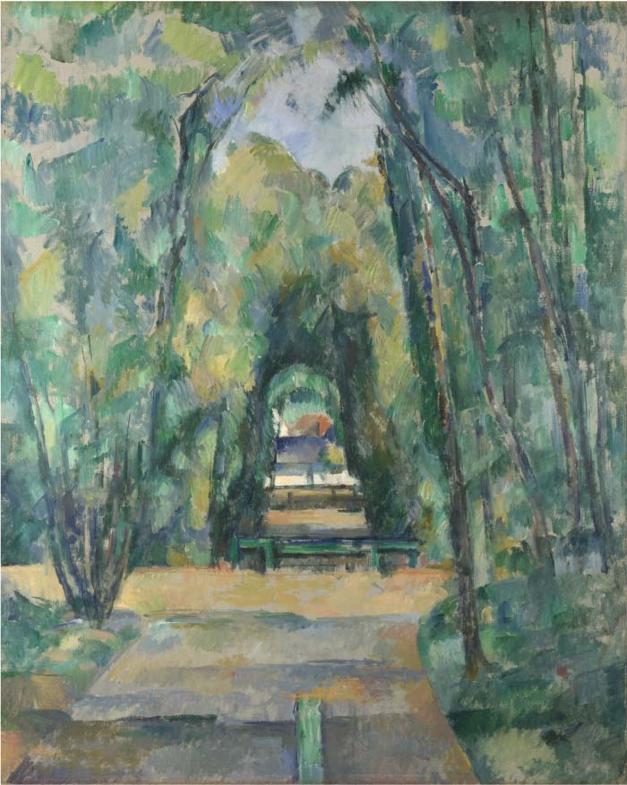 保罗·塞尚（Paul Cézanne）超清作品_尚蒂伊大街 高清下载