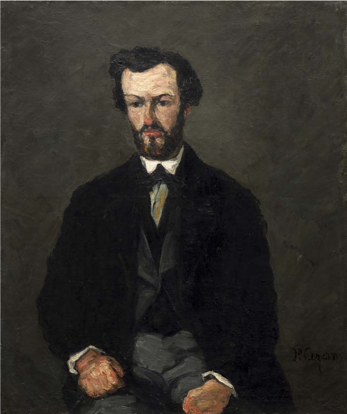 保罗·塞尚（Paul Cézanne）超清作品_男人半身像