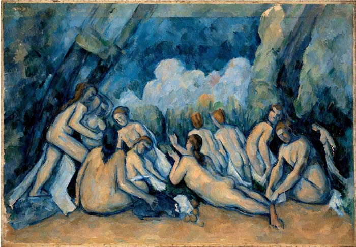 保罗·塞尚（Paul Cézanne）超清作品_沐浴