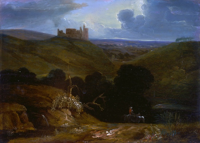 约翰·马丁（John Martin）高清作品-城堡景观