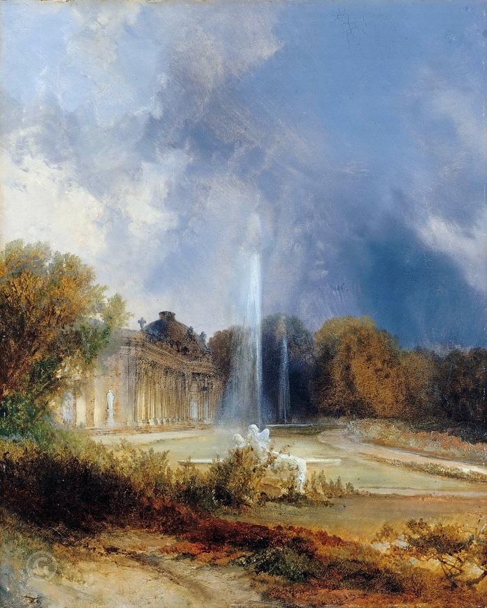 卡尔·布莱琴（Carl Blechen ）高清作品-桑苏奇宫