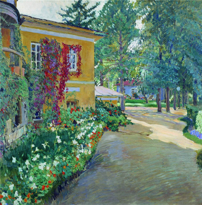 维诺格拉多夫（Sergei Arsenievich Vinogradov）作品-在庄园里