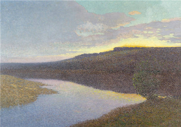 亨利·马丁（Henri-Jean Guillaume Martin）高清作品-山川河流