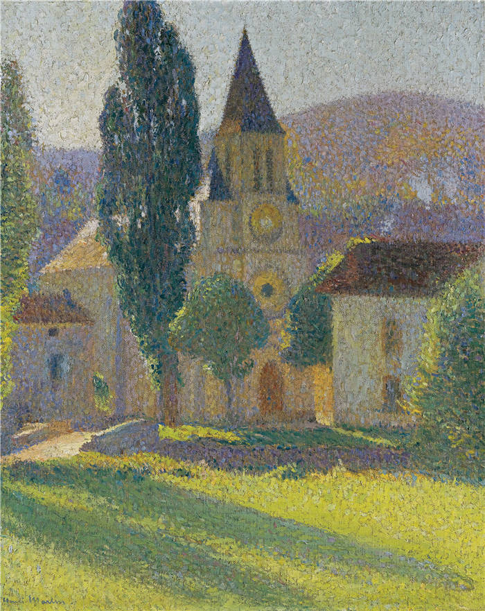 亨利·马丁（Henri-Jean Guillaume Martin）高清作品-教堂风景