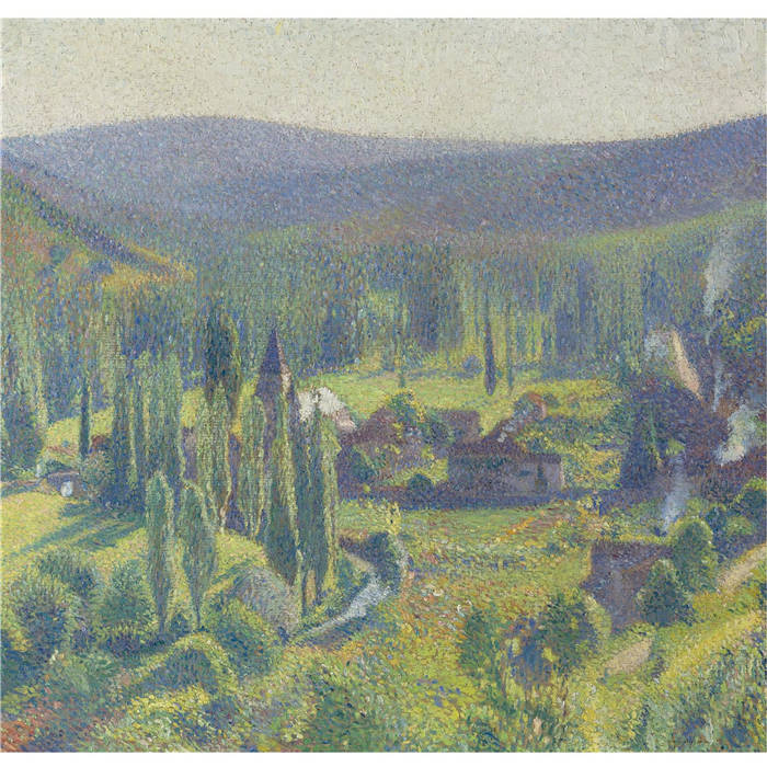 亨利·马丁（Henri-Jean Guillaume Martin）高清作品--山林