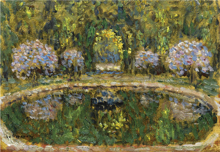 亨瑞·塞蒂纳( Henri Le Sidaner)高清作品 -特里亚农盆地