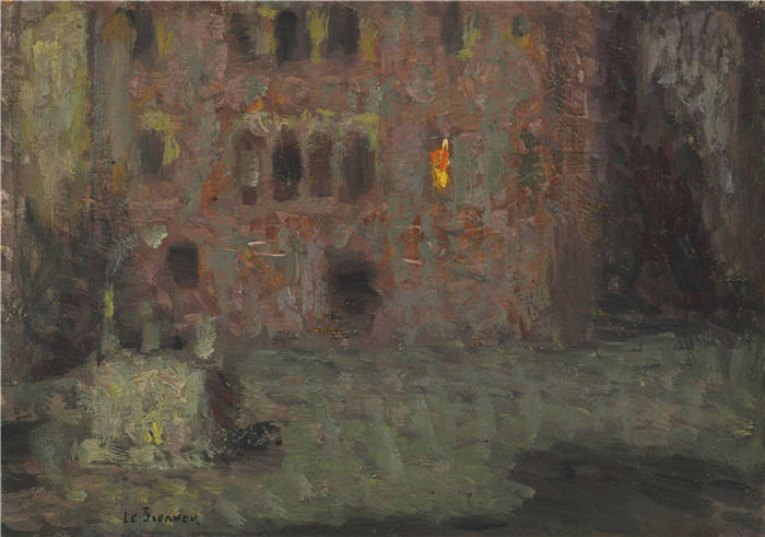 亨瑞·塞蒂纳( Henri Le Sidaner)高清作品-老地方