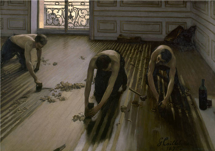 古斯塔夫·卡耶博特（Gustave Caillebotte）-刮地板者