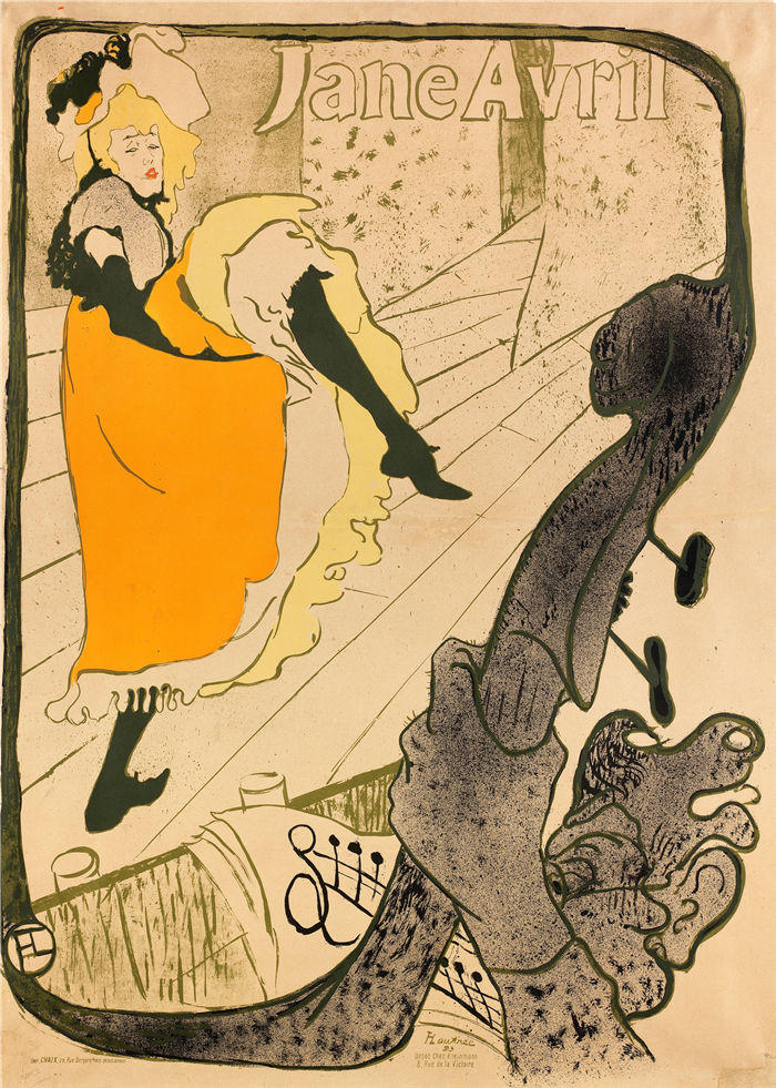 劳特雷克（Henri de Toulouse-Lautrec）-简·艾薇儿