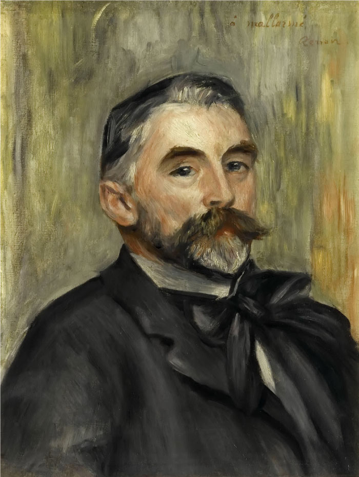 雷诺阿（Pierre-Auguste Renoir）作品-Stephane Mallarme