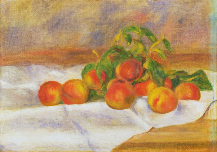 雷诺阿(Pierre-Auguste Renoir)作品--桃子 Peaches (Les Pêches)