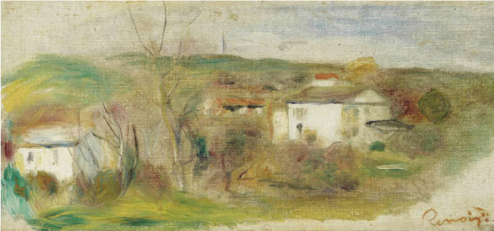 雷诺阿（Pierre-Auguste Renoir）作品-LA VALLÉE DE LA CAGNE
