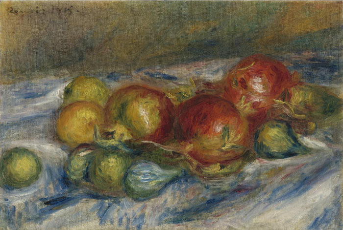 （78）雷诺阿（Pierre-Auguste Renoir）作品-NATURE MORTE AUX FIGUES