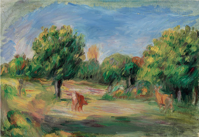 雷诺阿（Pierre-Auguste Renoir）作品-PAYSAGE