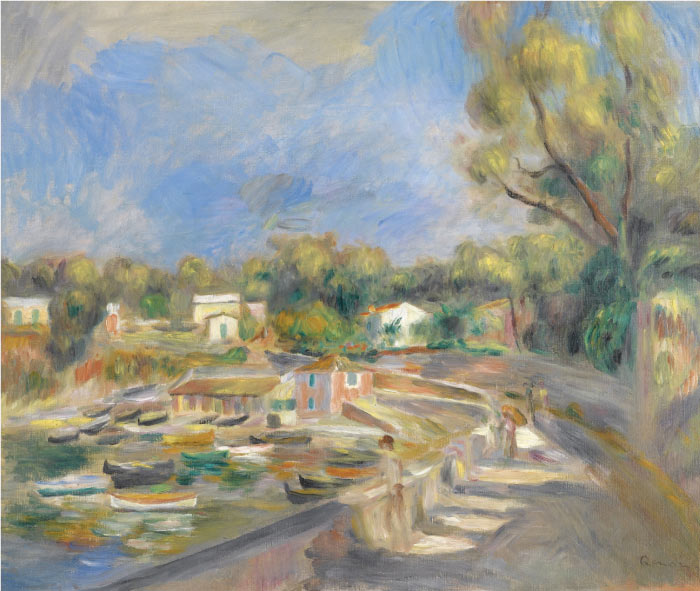 雷诺阿(Pierre-Auguste Renoir)作品-PAYSAGE A CAGNES1