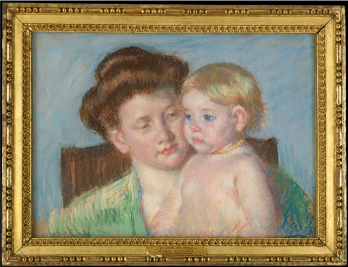玛丽·卡萨特（Mary Cassatt）作品– 母亲与儿童