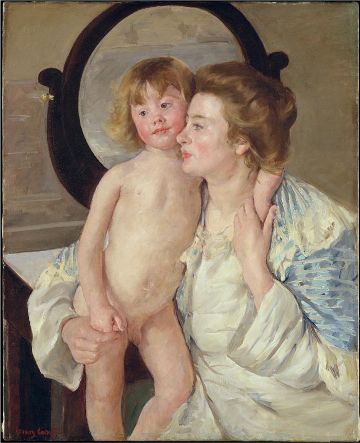 玛丽·卡萨特（Mary Cassatt）作品–母亲和儿童