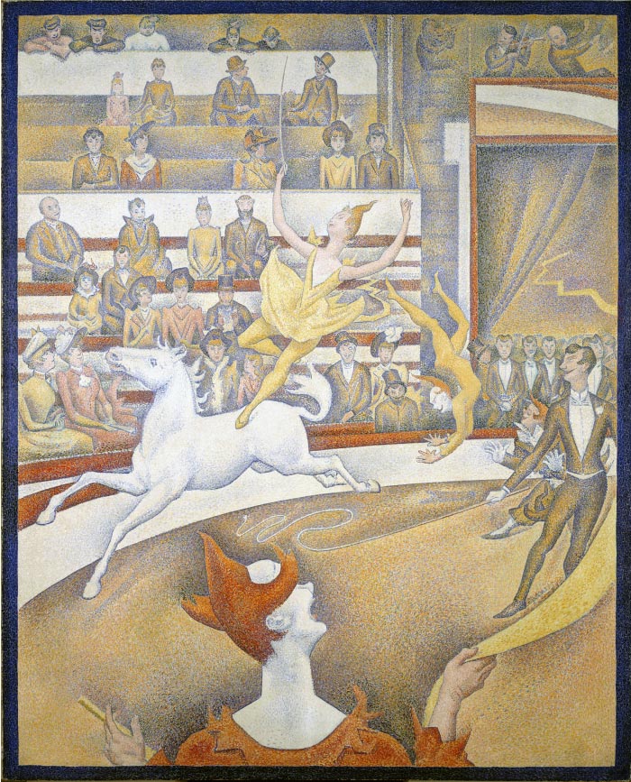 乔治·修拉（Georges Seurat）高清作品- 马戏 The Circus