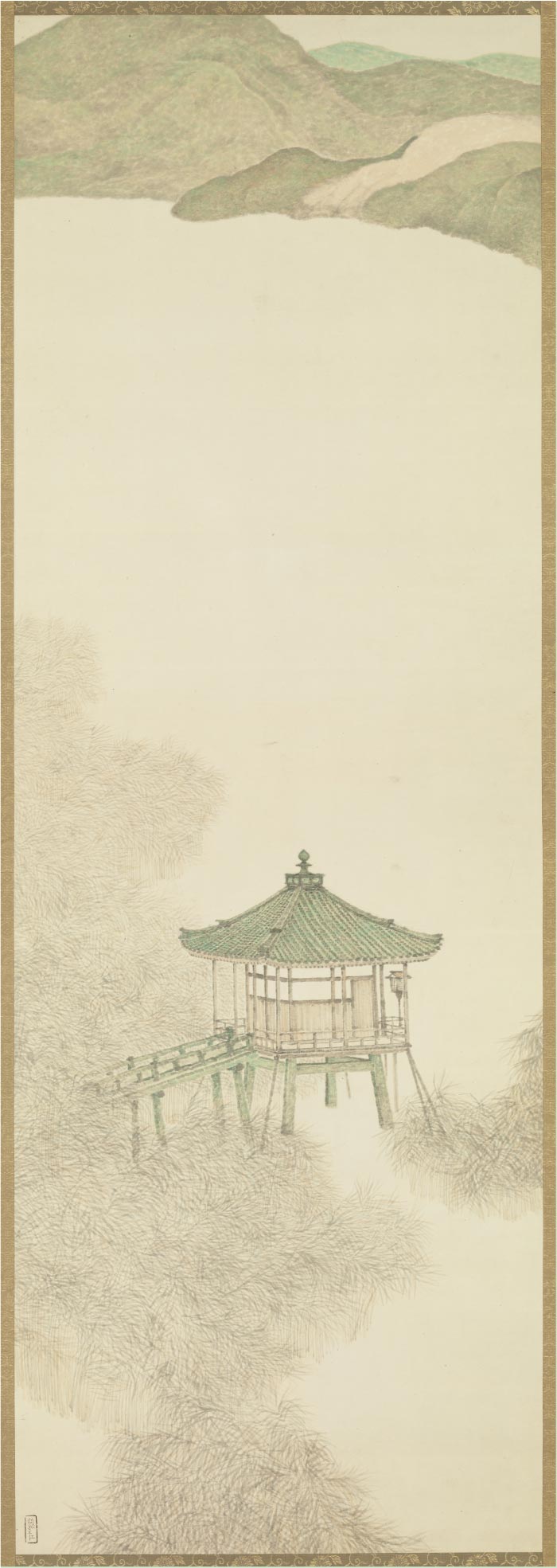 日本 安藤广重 《近江八景》高清下载_2