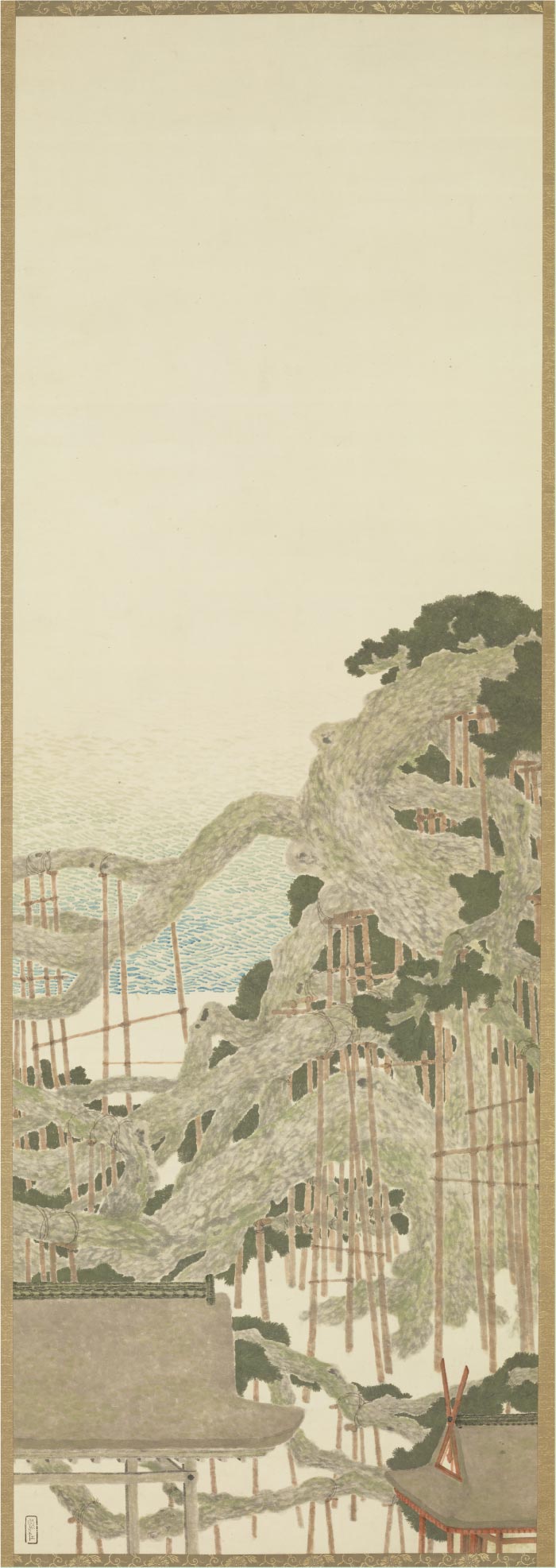 日本 安藤广重 《近江八景》高清下载_5