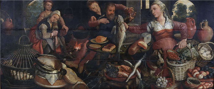 彼得·埃森（Pieter Aertsen）高清作品-皮特·埃凯肯斯图克 1560–1565